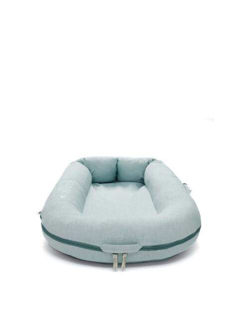 DockATot Deluxe Dock Baby Lounger in Marine Chambray, Cotton - image 1