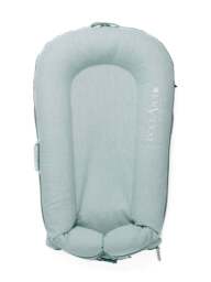 DockATot Deluxe Dock Baby Lounger in Marine Chambray, Cotton - thumbnail 2