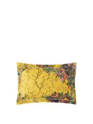 Timorous Beasties Bloomsbury Garden Duvet Cover Set Yellow in Cadmium, Cotton, Size King - thumbnail 4