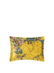 Timorous Beasties Bloomsbury Garden Duvet Cover Set Yellow in Cadmium, Cotton, Size King - thumbnail 3
