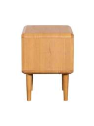 Barker and Stonehouse Winchester Solid Oak 2 Drawer Bedside Table in Neutral - thumbnail 3
