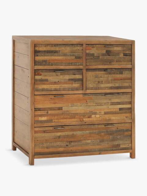Barker and Stonehouse Charlie Reclaimed Wood 6 Drawer Chest Of Drawers in Reclaimed Oakland Finish - image 1