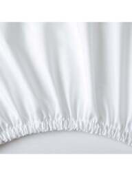 Ralph Lauren Home Polo Player Fitted Sheet Collection in White, Cotton, Size Euro King - thumbnail 3