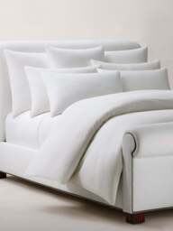 Ralph Lauren Home Polo Player Fitted Sheet Collection in White, Cotton, Size Euro King - thumbnail 4
