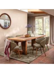 Barker and Stonehouse Yosemite Dining Table in Brown, Wood/Metal - thumbnail 2