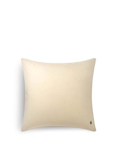 Ralph Lauren Home Polo Player Pillowcase Collection Cream Pale Oak in Cream - Paleoak, Cotton, Size Square - image 1