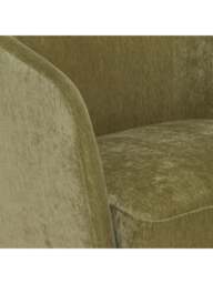 Barker and Stonehouse Pellaro Velvet Swivel Armchair, in Green - thumbnail 4
