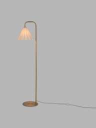 Heal's Monroe Porcelain Floor Lamp /brushed Gold in White - thumbnail 3
