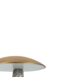 Heal's Abri Led Portable Table Lamp /grey Marble in Brass - thumbnail 3