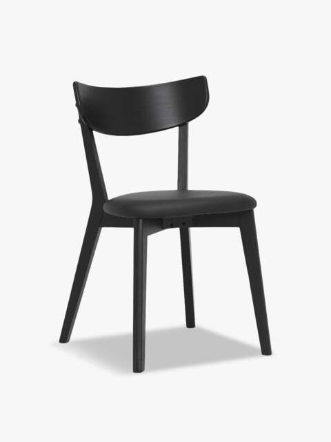 Barker and Stonehouse Jessa Dining Chair, in Black, Polyester - image 1