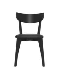 Barker and Stonehouse Jessa Dining Chair, in Black, Polyester - thumbnail 2