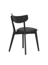 Barker and Stonehouse Jessa Dining Chair, in Black, Polyester - thumbnail 5