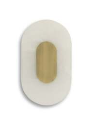 Heal's Ebro Alabaster Led Wall Light Oval Ip44 in White - thumbnail 1