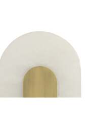 Heal's Ebro Alabaster Led Wall Light Oval Ip44 in White - thumbnail 4