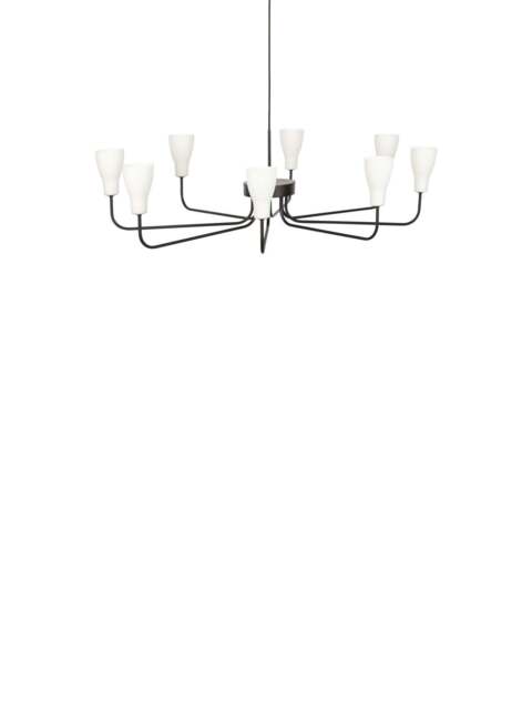 Heal's Ophelia 8 Arm Chandelier Matt in Black - image 1