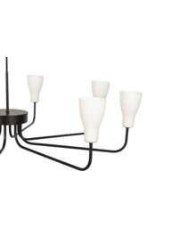 Heal's Ophelia 8 Arm Chandelier Matt in Black - thumbnail 4