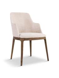 Barker and Stonehouse Dakota Fabric Dining Chair in Neutral