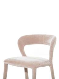 Libra Interiors Cruise Upholstered Bar Stool Taupe in Taupe/Neutral, Size H100xW48xD - thumbnail 4