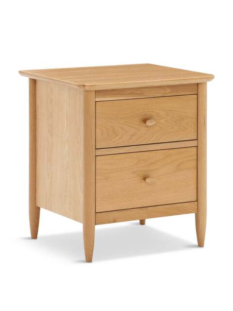 Barker and Stonehouse Ercol Teramo Bedside Cabinet in Neutral - image 1