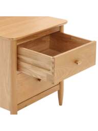 Barker and Stonehouse Ercol Teramo Bedside Cabinet in Neutral - thumbnail 4