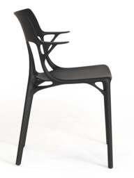 Barker and Stonehouse Ai Recycled Dining Chair in Black - thumbnail 3