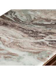 Barker and Stonehouse Cresta Marble And Acacia Wood Tv Unit in Brown - thumbnail 4