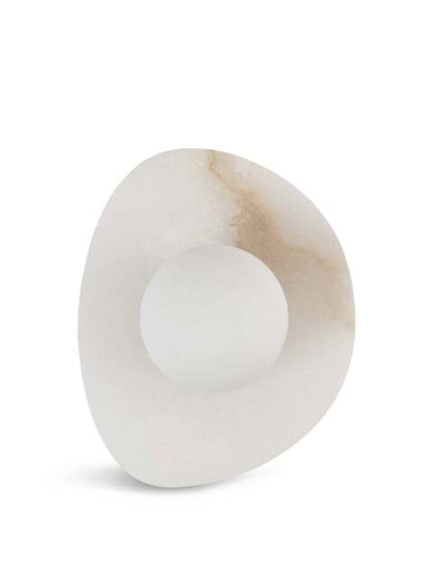 Heal's Element Alabaster Wall Light Ip44 in White, Size 24x20x14 - image 1