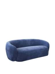 Barker and Stonehouse Arles Fabric 2 Seater Sofa in Blue - thumbnail 2