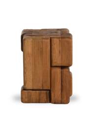 Barker and Stonehouse Brecon Stool in Brown - thumbnail 3