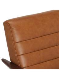 Barker and Stonehouse Hockney Armchair in Brown, Leather - thumbnail 3