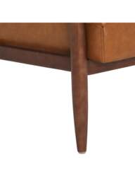 Barker and Stonehouse Hockney Armchair in Brown, Leather - thumbnail 5