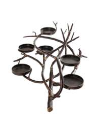 Libra Interiors Ember 6 Light Candle Holder Brown in Copper/Brown/Bronze - thumbnail 3