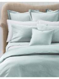 Ralph Lauren Home Oxford Duvet Cover in Evergreen, Cotton, Size Single