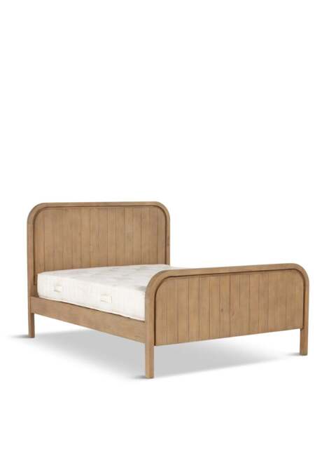 Barker and Stonehouse Tosca Reclaimed Wood Bed in Brown, Size King - image 1