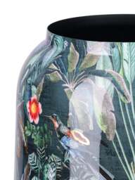 Libra Interiors Tropical Vase Small Blue - thumbnail 2