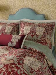Morris & Co Garden Of Love V&a Duvet Cover Collection in Green, Size Single - thumbnail 4