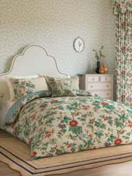 Sanderson Lophura Cover Set in Chintz, Size Single - thumbnail 1