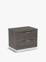Barker and Stonehouse Lutyen Small Bedside Table, And Taupe in Grey - thumbnail 1