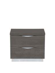 Barker and Stonehouse Lutyen Small Bedside Table, And Taupe in Grey - thumbnail 2