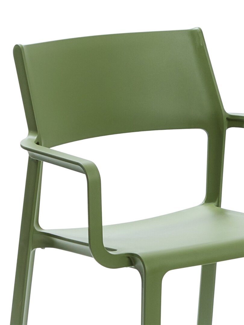 Nardi Trill Armchair in Agave- Pack of 4 Green by Fenwick | uFurnish.com