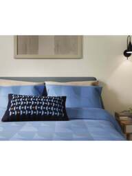 Helena Springfield Axel Modern Pattern Duvet Cover Collection in Perwinkle Blue, Size Double - thumbnail 5