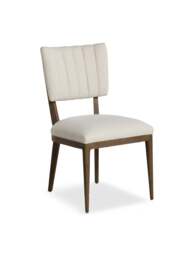 Barker and Stonehouse Mariposa Textured Fabric Dining Chair in White