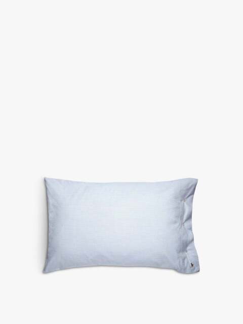 Ralph Lauren Home Oxford Housewife Pillowcase Pair in Blue, Cotton, Size Standard