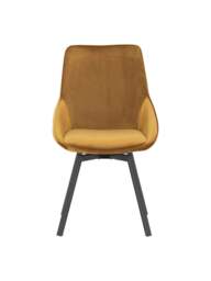 Barker and Stonehouse Beckton Dining Chair in Gold - thumbnail 4