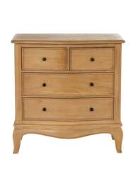 Barker and Stonehouse Cecile Light Wooden French Style 4 Drawer Chest in Neutral - thumbnail 3
