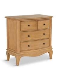 Barker and Stonehouse Cecile Light Wooden French Style 4 Drawer Chest in Neutral - thumbnail 1