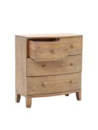 Barker and Stonehouse Lewes Reclaimed Wood 4 Drawer Chest in Brown - thumbnail 2