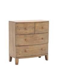 Barker and Stonehouse Lewes Reclaimed Wood 4 Drawer Chest in Brown - thumbnail 3
