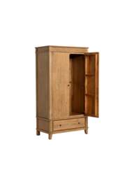 Barker and Stonehouse Selene Mindi Wood 2 Door Wardrobe in Brown - thumbnail 3