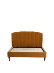 Barker and Stonehouse Reyes Fabric Super King Bed Frame in Yellow